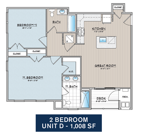 2 Bedroom Unit D  at Franklin Square Apartments/Townhomes, New Freedom, PA, 17349